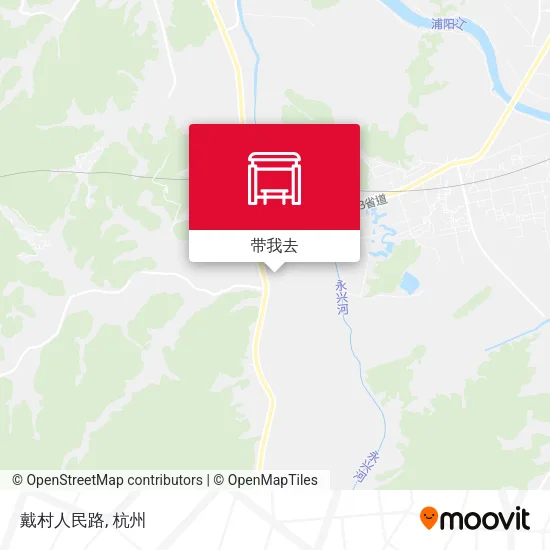 戴村人民路地图