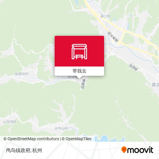 鸬鸟镇政府地图