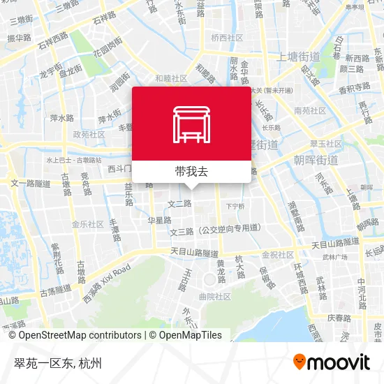 翠苑一区东地图