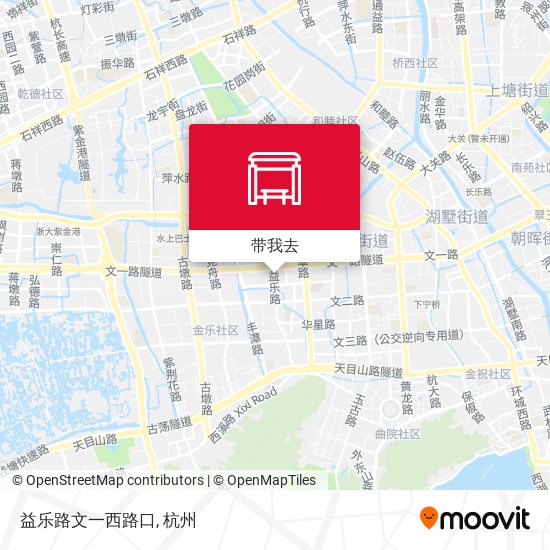 益乐路文一西路口地图