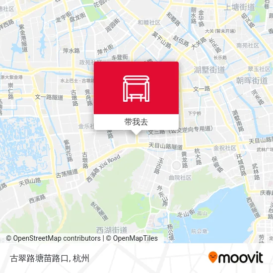 古翠路塘苗路口地图