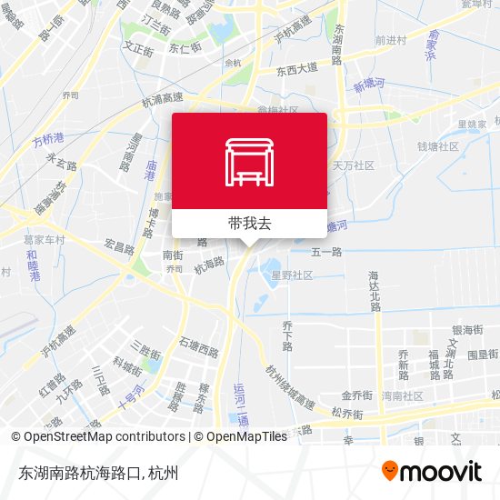 东湖南路杭海路口地图