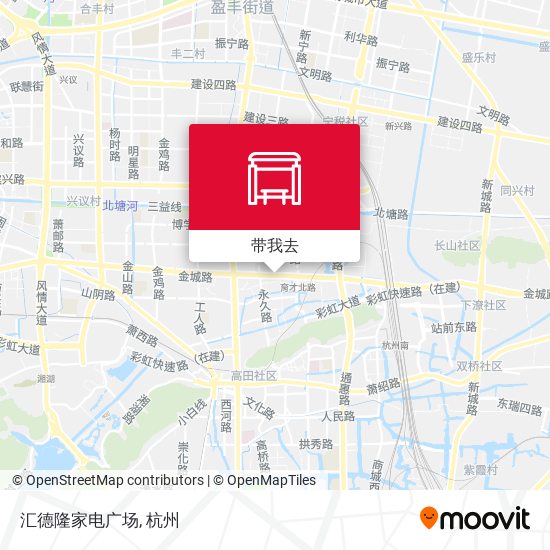 汇德隆家电广场地图