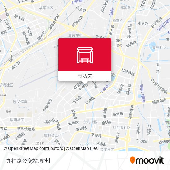 九福路公交站地图