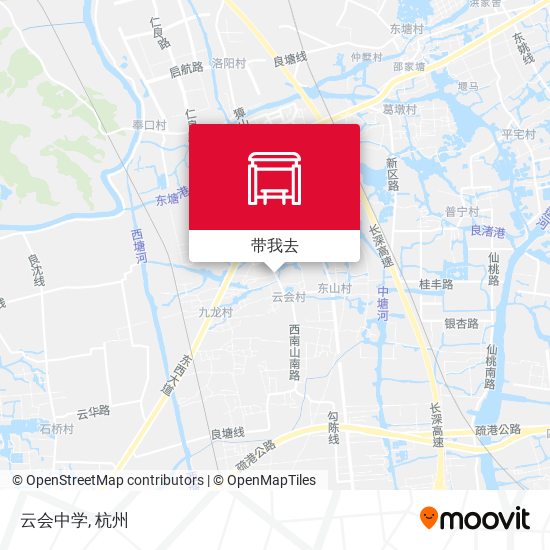云会中学地图