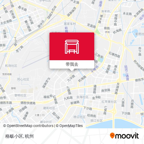 格畈小区地图