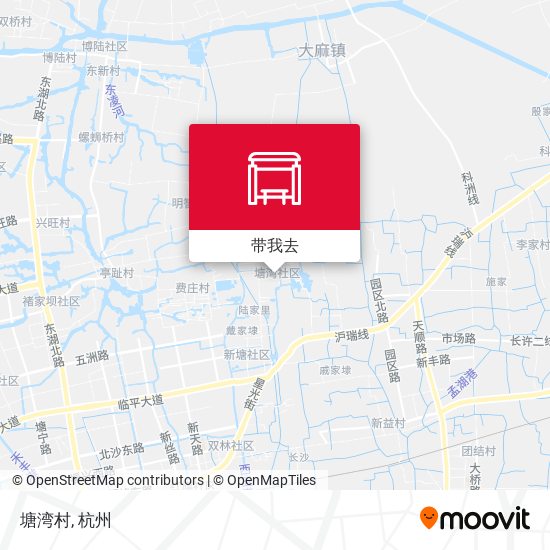 塘湾村地图