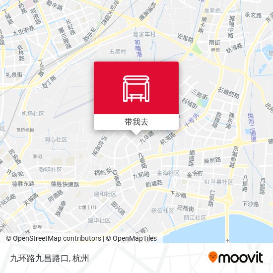 九环路九昌路口地图