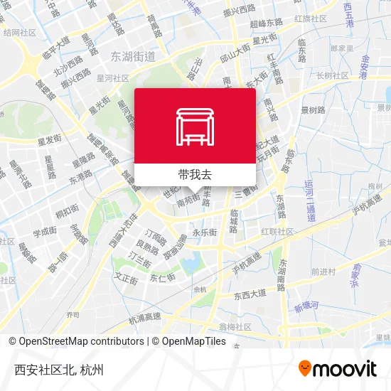 西安社区北地图