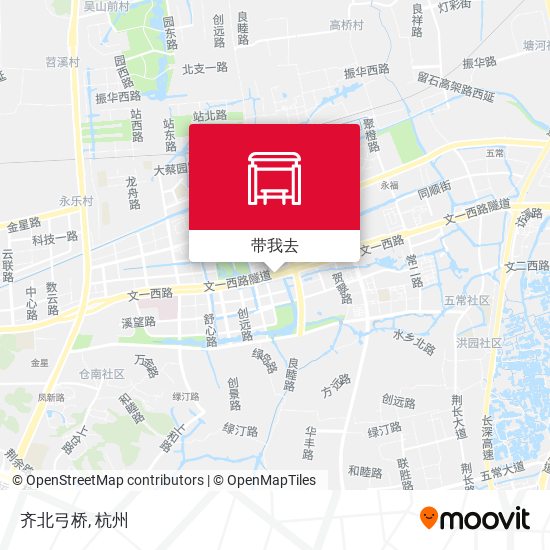 齐北弓桥地图