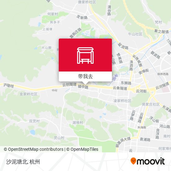 沙泥塘北地图