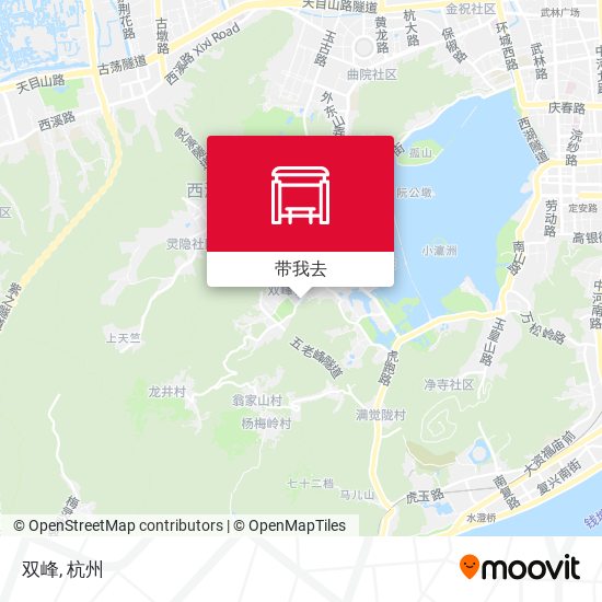 双峰地图