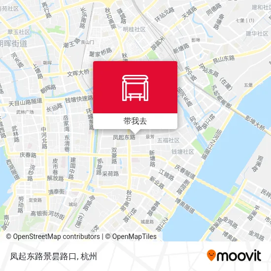 凤起东路景昙路口地图