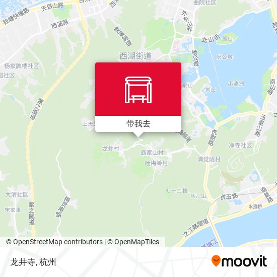 龙井寺地图