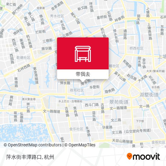 萍水街丰潭路口地图