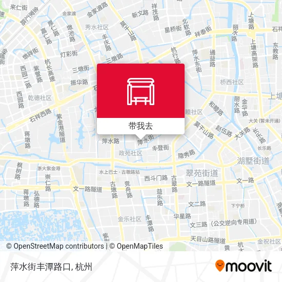 萍水街丰潭路口地图