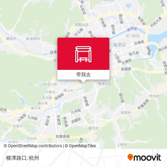 横潭路口地图