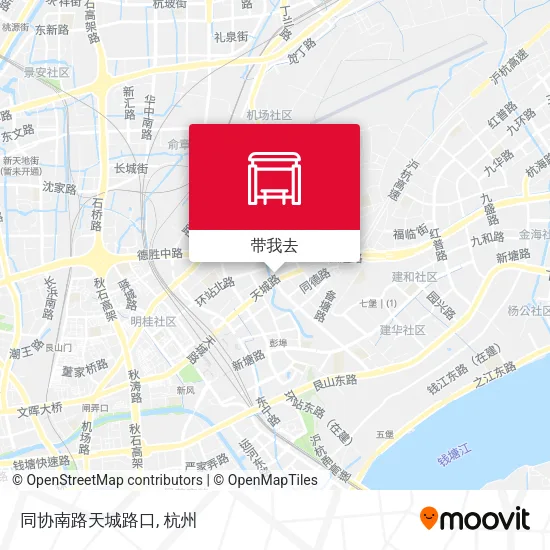 同协南路天城路口地图