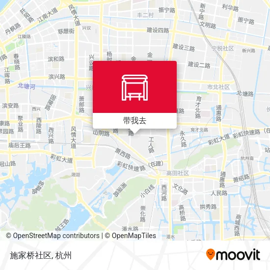 施家桥社区地图