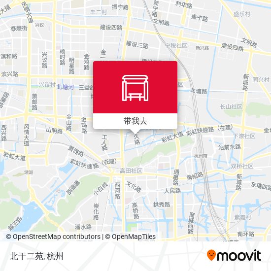 北干二苑地图