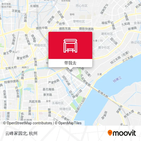 云峰家园北地图