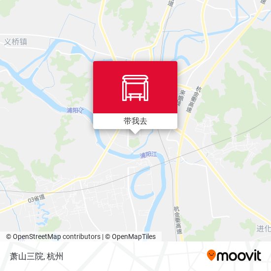 萧山三院地图