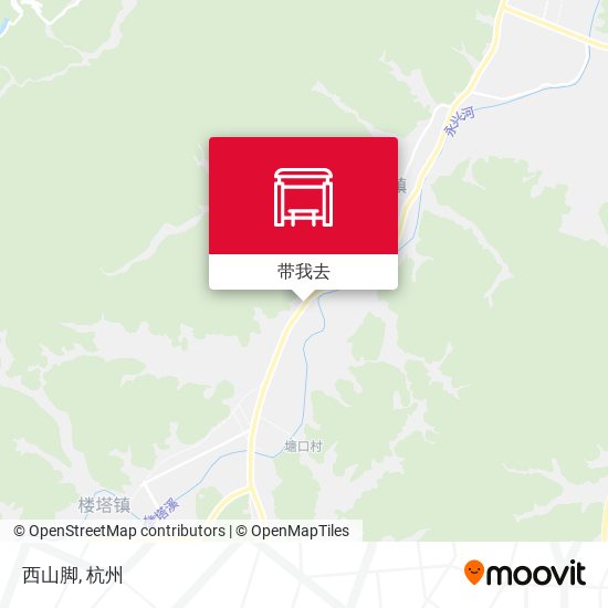 西山脚地图