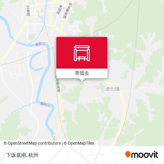 下坂底南地图