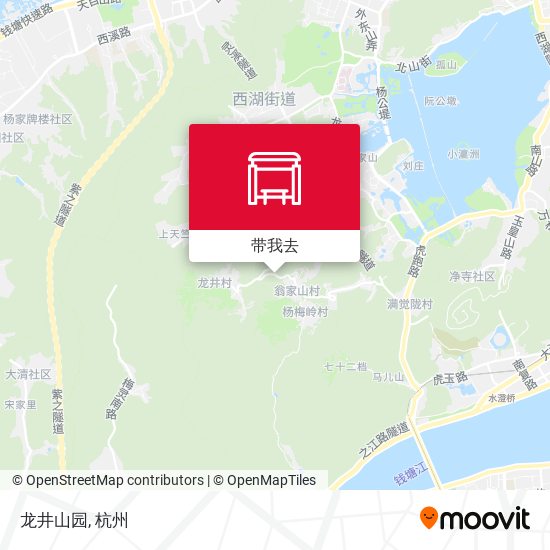 龙井山园地图