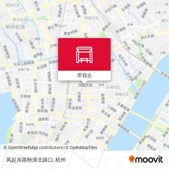 凤起东路秋涛北路口地图