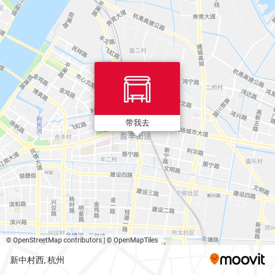 新中村西地图