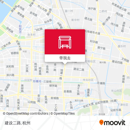 建设二路地图