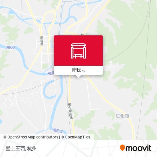 墅上王西地图