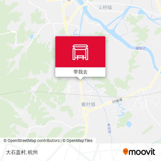 大石盖村地图