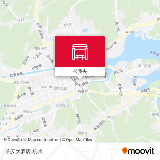 临安大酒店地图