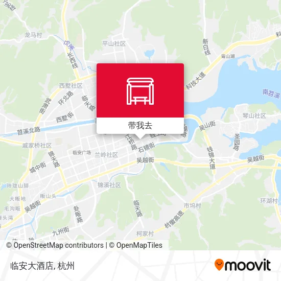 临安大酒店地图