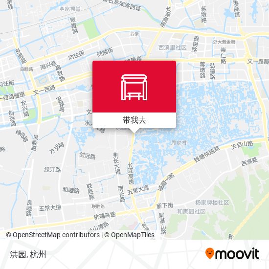 洪园地图