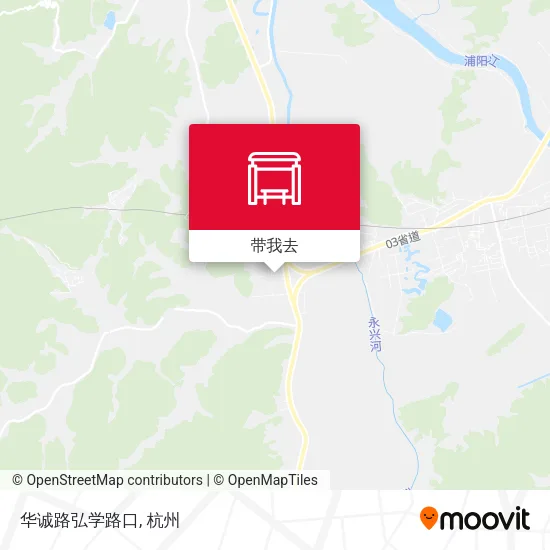 华诚路弘学路口地图