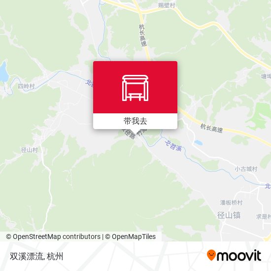 双溪漂流地图