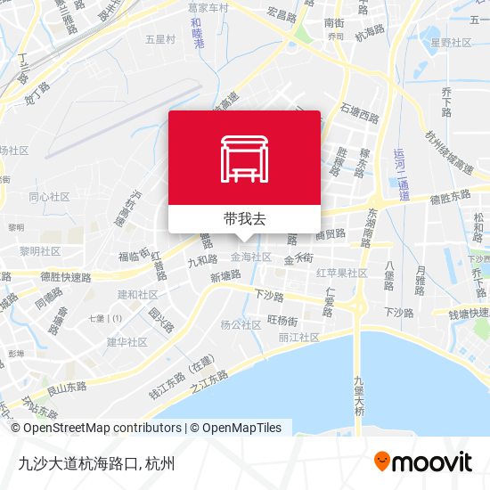 九沙大道杭海路口地图