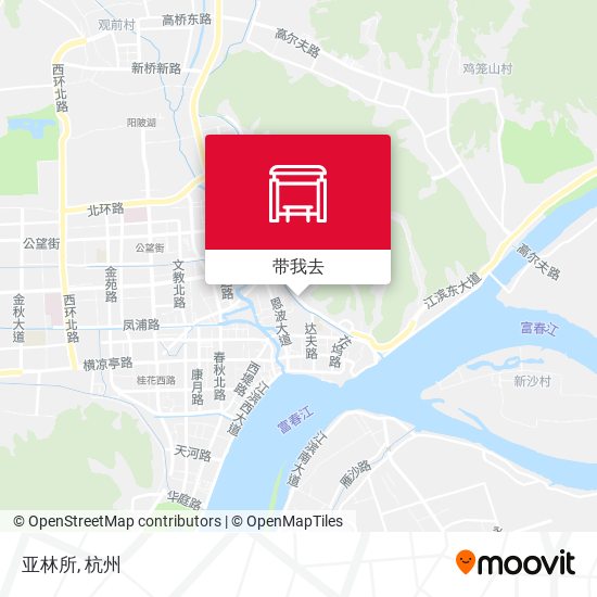 亚林所地图