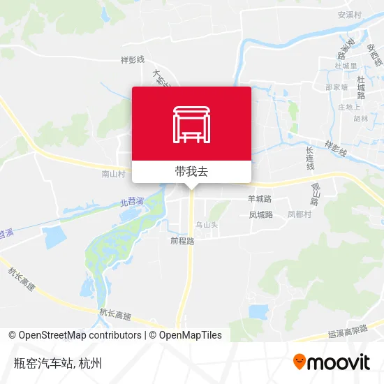瓶窑汽车站地图