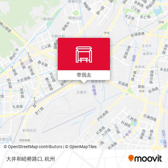 大井和睦桥路口地图