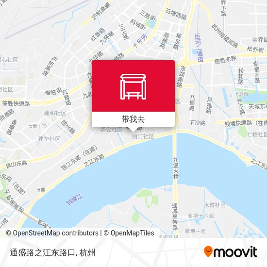 通盛路之江东路口地图