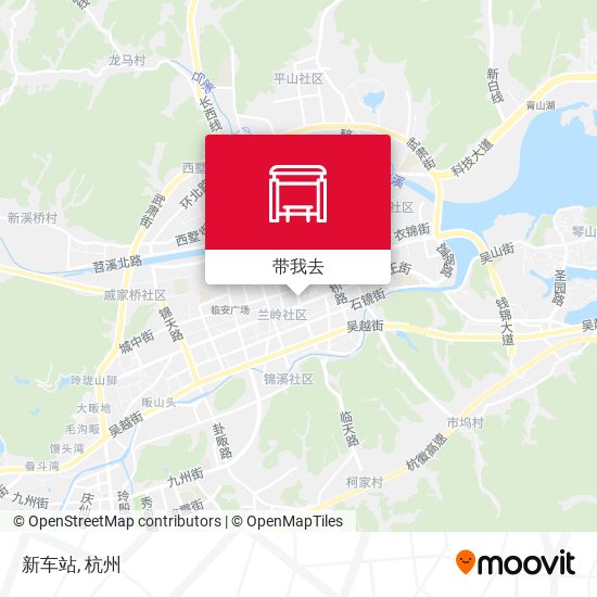 新车站地图