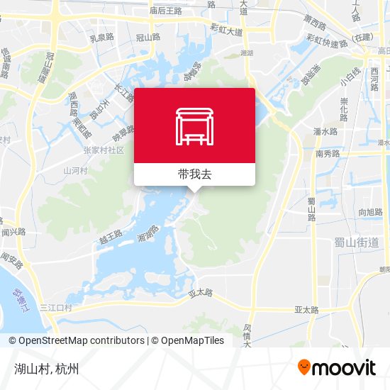 湖山村地图