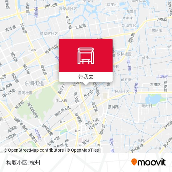 梅堰小区地图