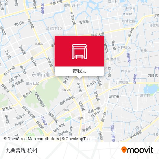 九曲营路地图