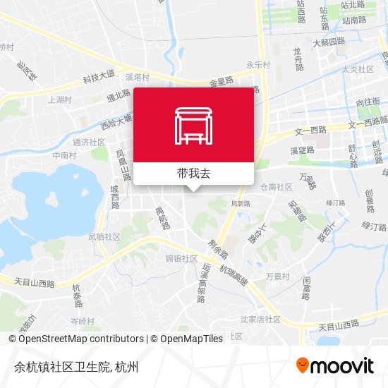 余杭镇社区卫生院地图