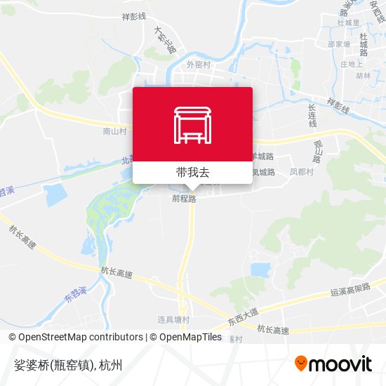 娑婆桥(瓶窑镇)地图